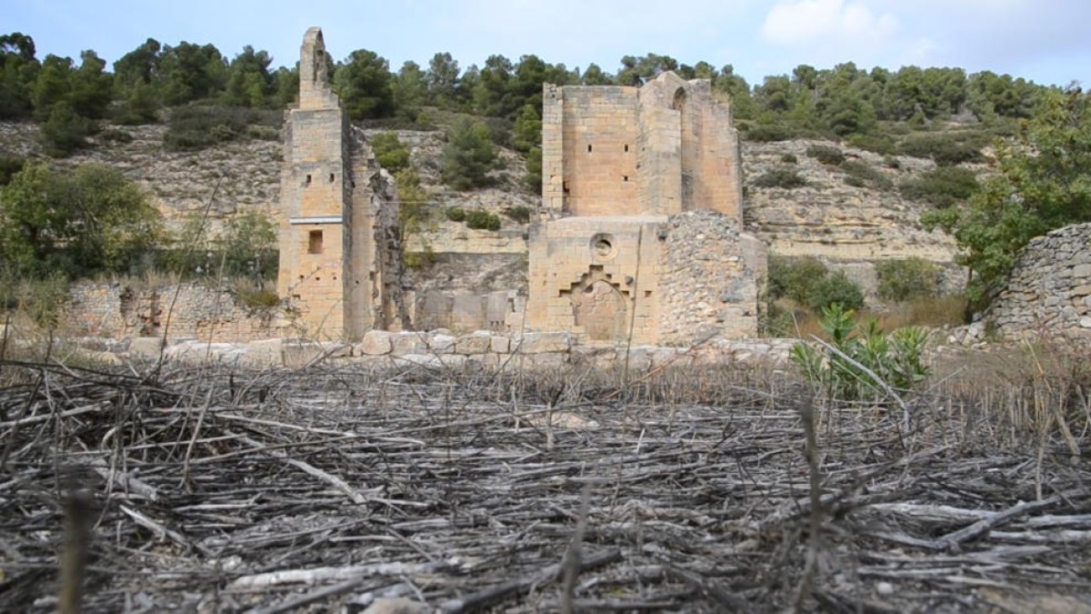 El monestir de Santa Maria de Vallsanta de Guimerà protagonitza avui la primera entrega.