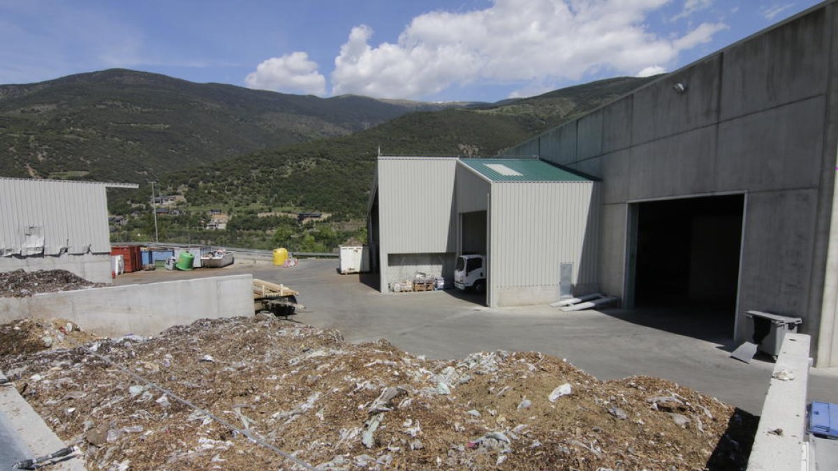 Las instalaciones de compostaje de basura orgánica del Pallars Sobirà en Sort.
