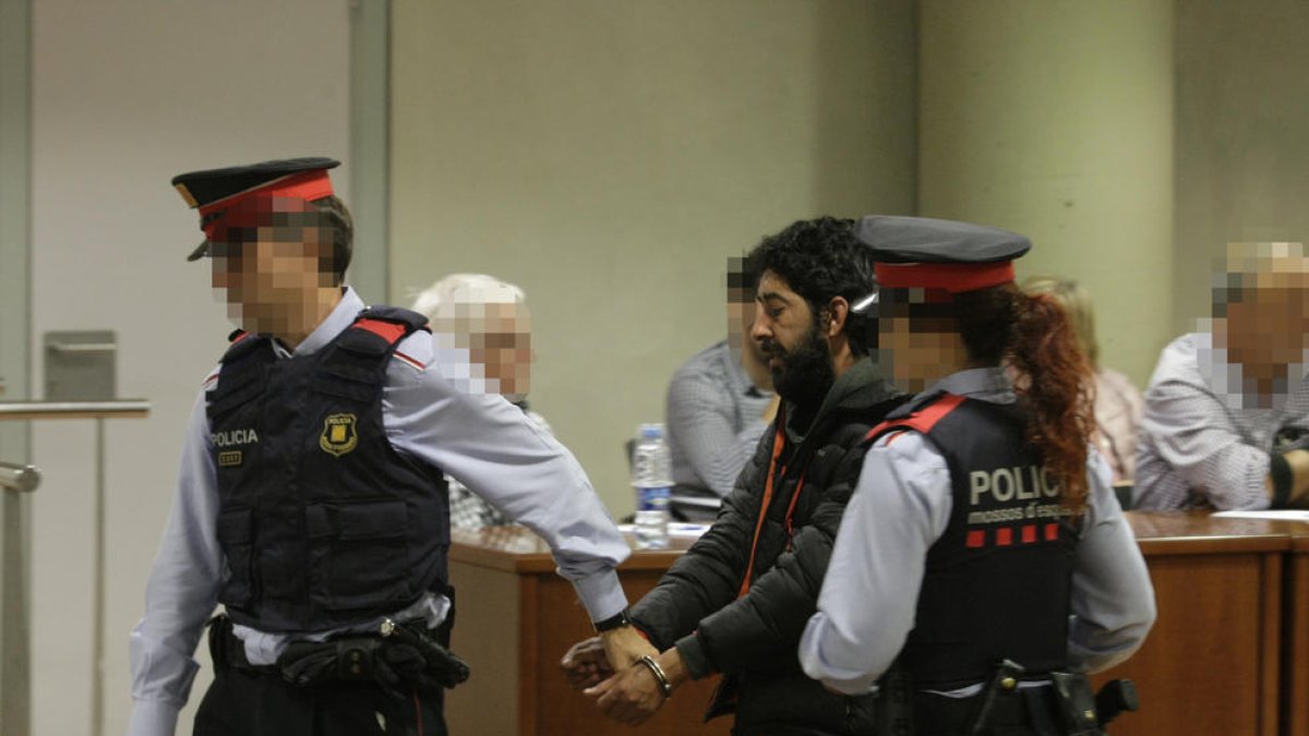 Pastor José Romero, al finalitzar la primera sessió del judici el dilluns de la setmana passada.