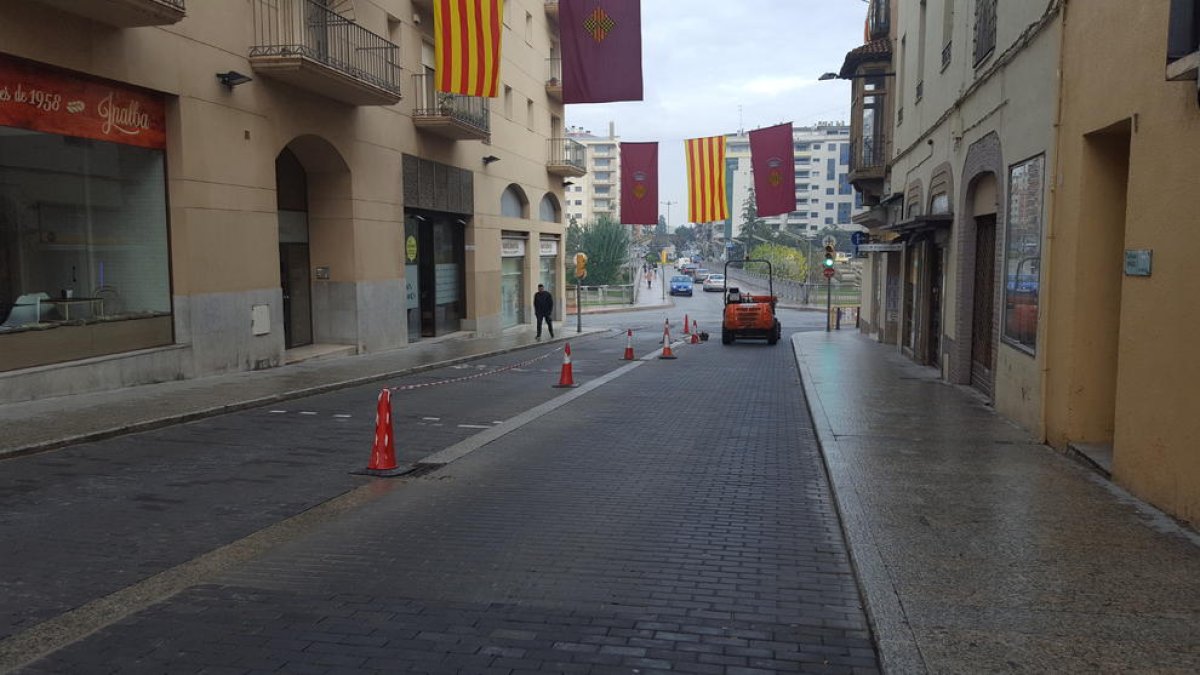 Los trabajos que quedaron listos ayer en Gaspar de Portolà.