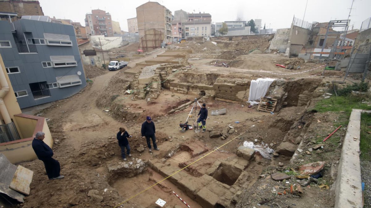Hallan más vestigios del antiguo barrio judío de Lleida