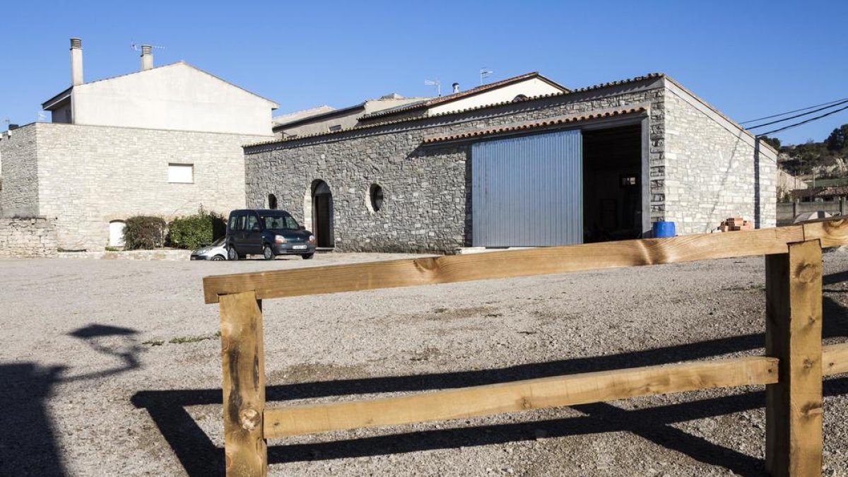 El nuevo parque urbano en el pueblo de Pallerols.