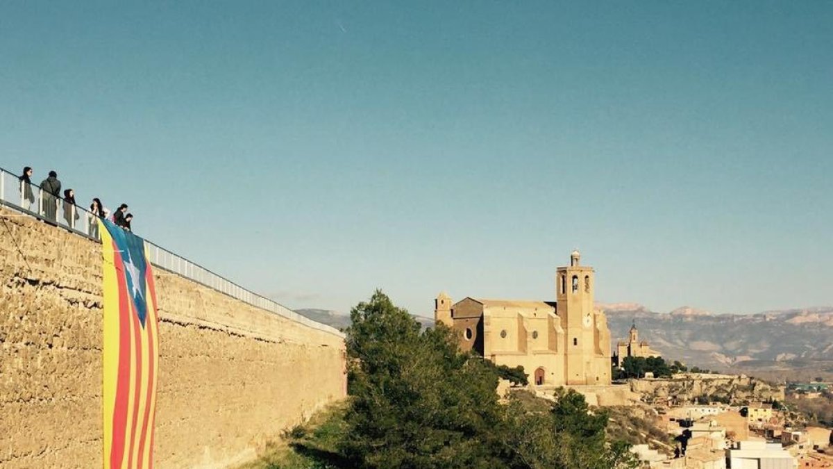 Una estelada, a Balaguer