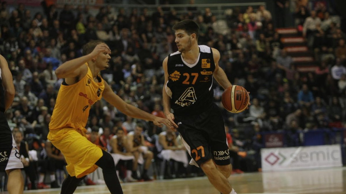Agustí Sans cuajó el mejor partido desde que llegó a Lleida.