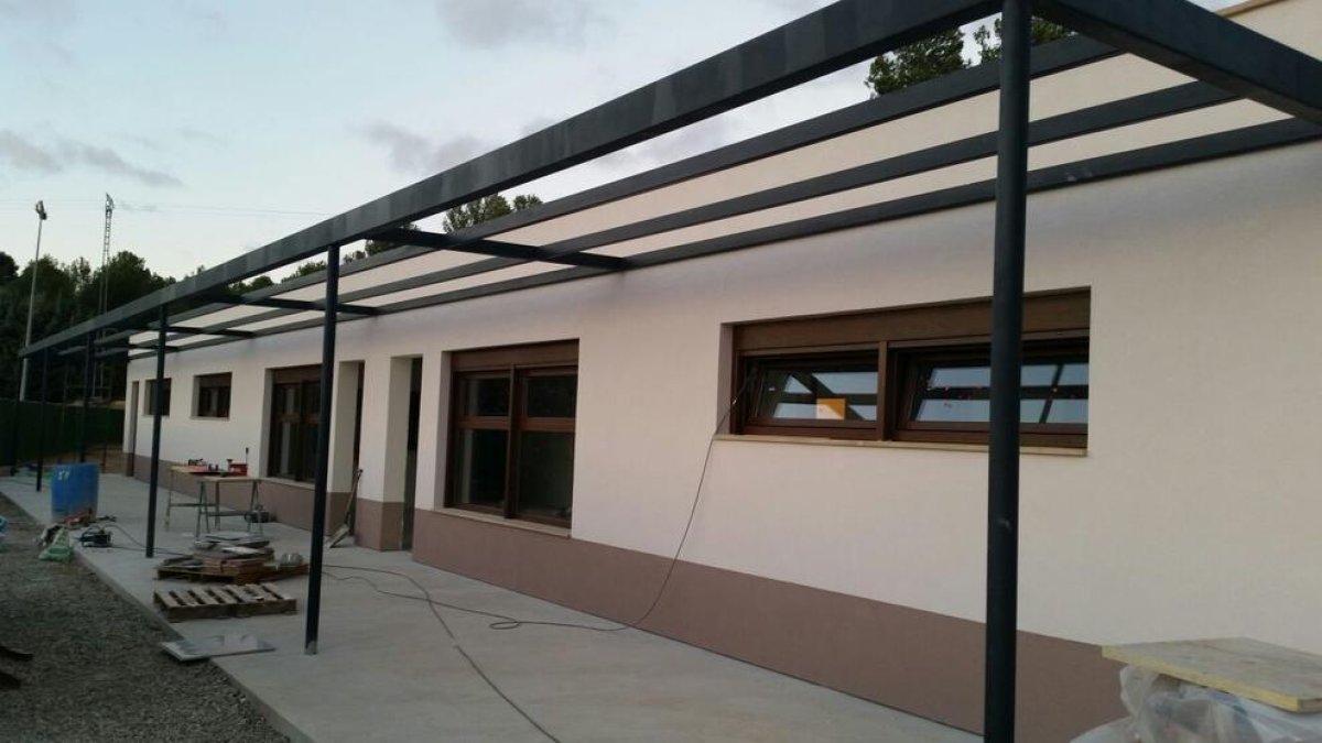 Les obres del centre assistencial per a la tercera edat de l’Albi.