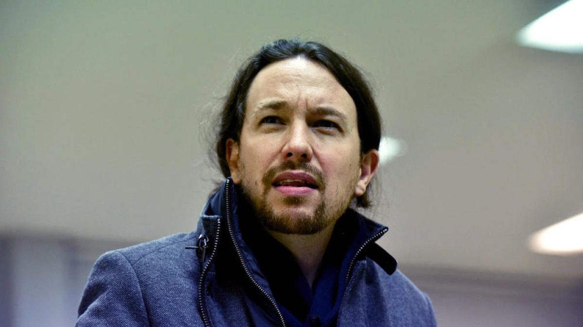 El secretari general de Podem, Pablo Iglesias.