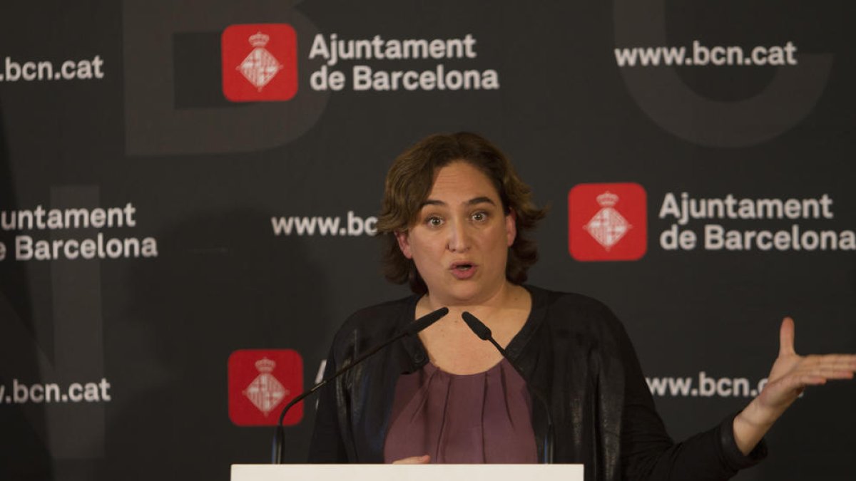 La alcaldesa de Barcelona, Ada Colau.