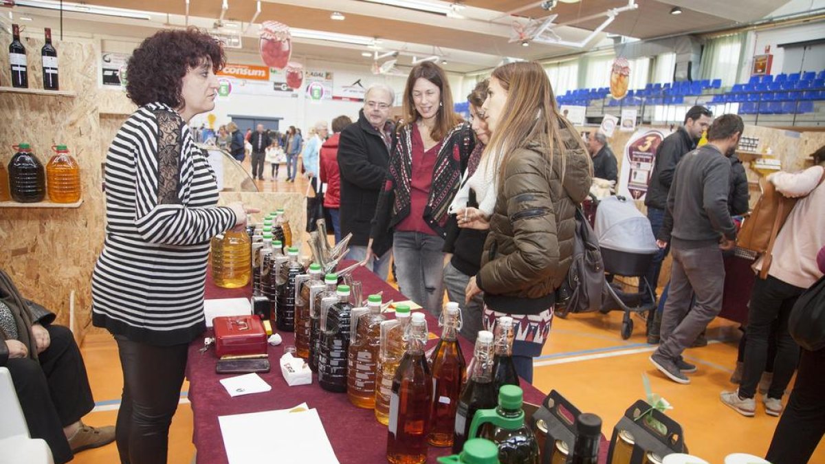 Estands de la Fira de la Conserva de Bellpuig.