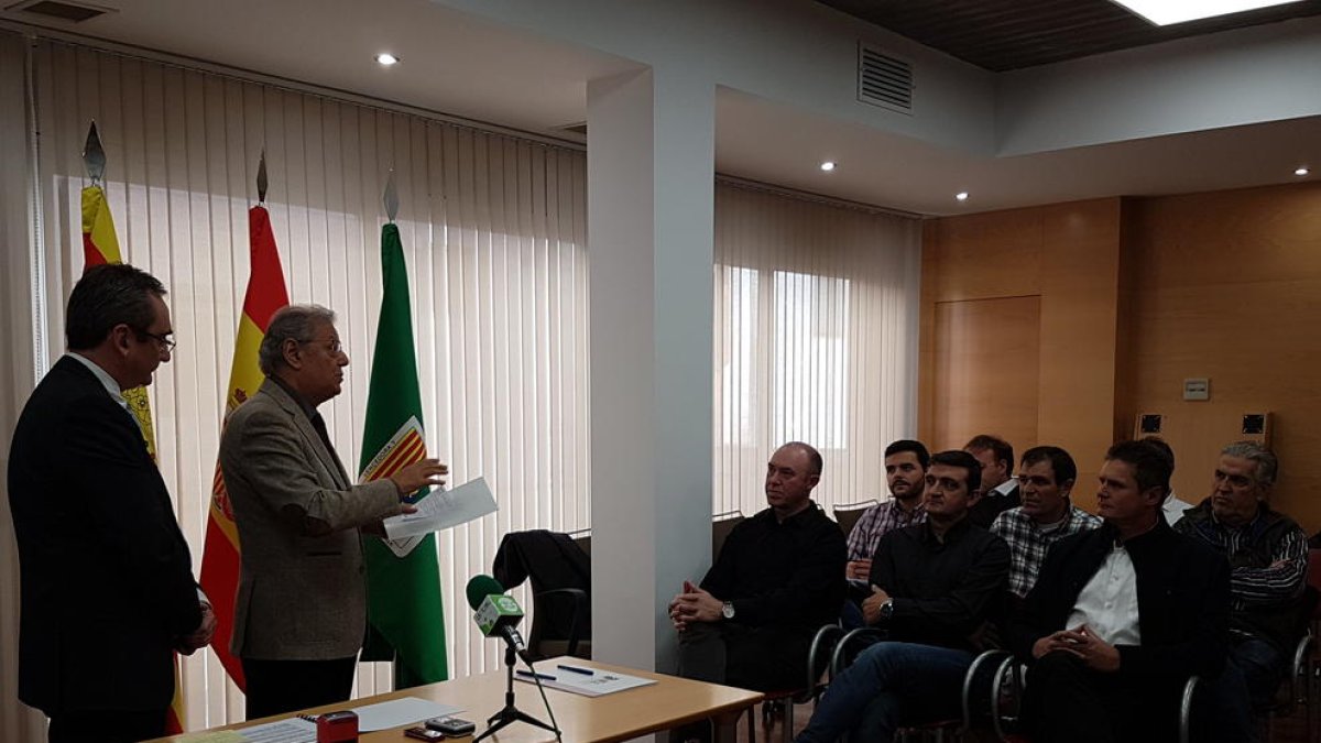 La presentació del Pla Local d’Ocupació als implicats.