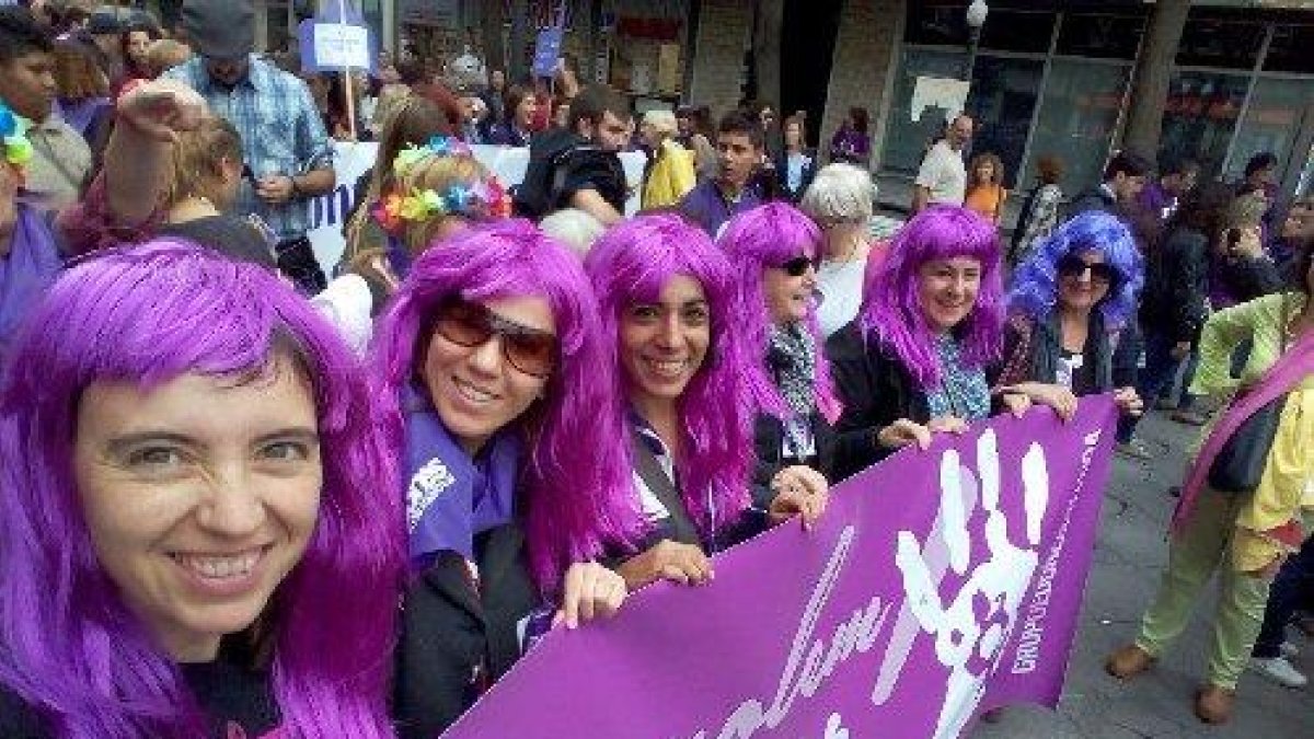 Protesta del pasado día 5 contra la violencia machista en Tarragona.