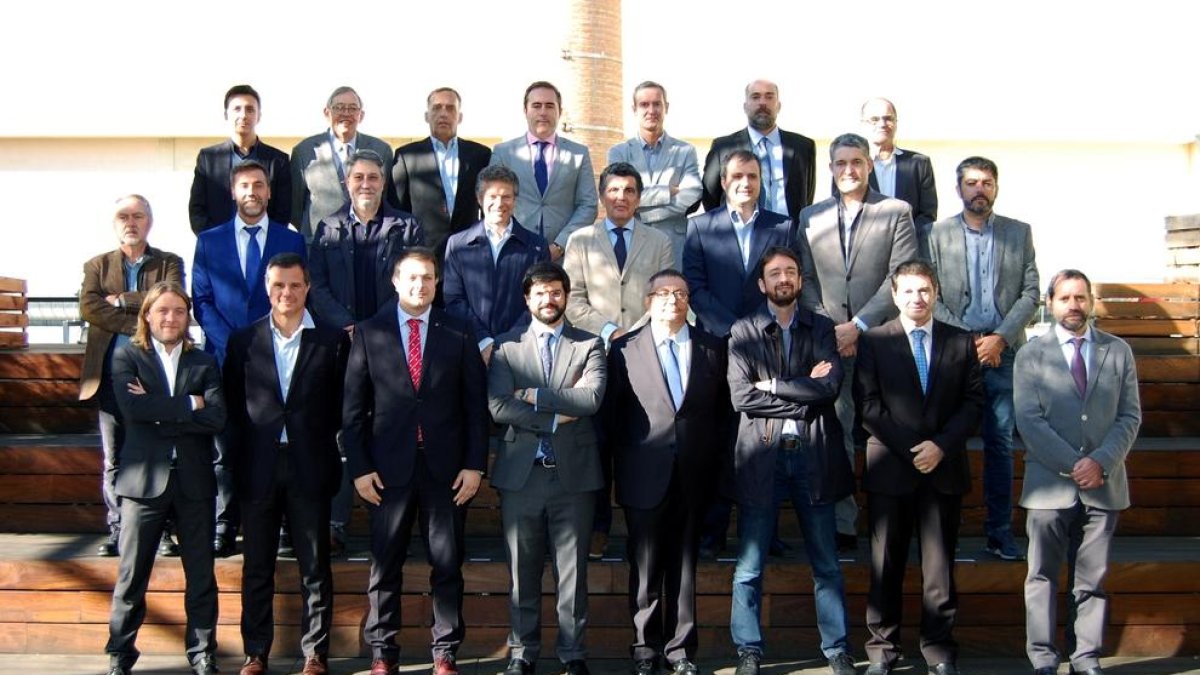 A la imatge, el jurat ahir, entre els membres del qual hi havia el director executiu de SEGRE, Juan Cal.