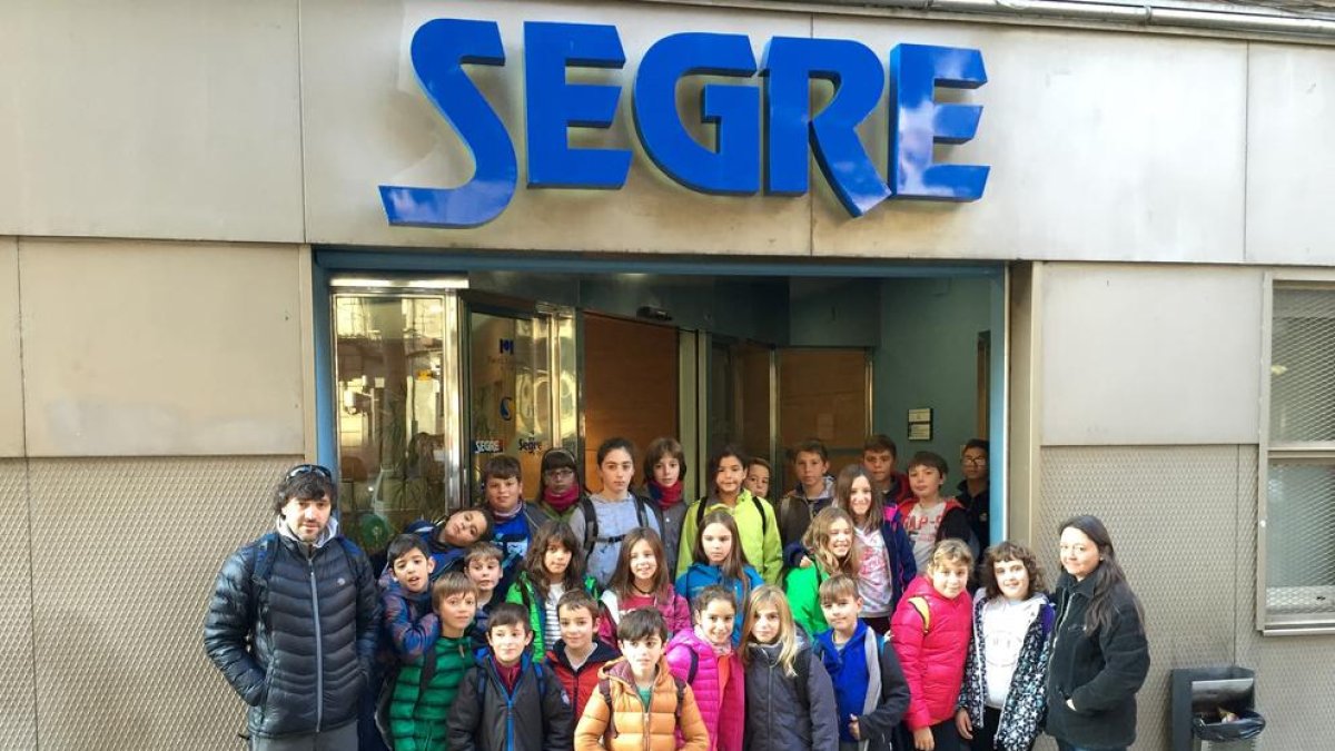 El col·legi Raiers de la Pobla visita SEGRE