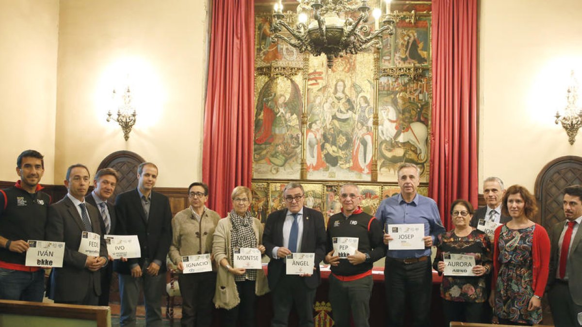 La Rodi Mitja Marató de Lleida se presentó ayer en la Paeria.