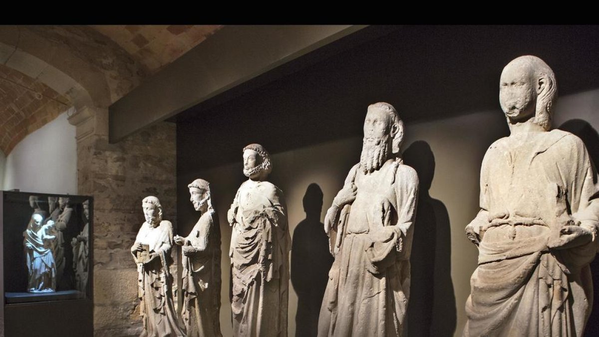 Alcaldes y concejales de Tàrrega de los 35 últimos años, el viernes.