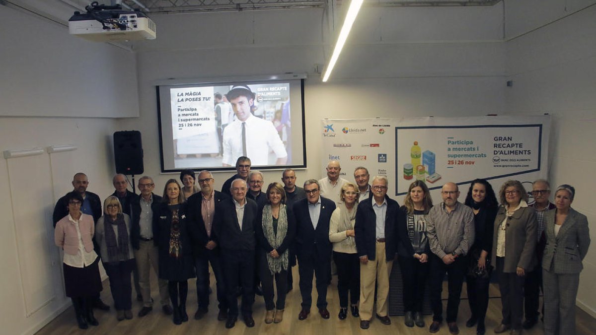 CaixaForum Lleida acogió ayer la presentación del Gran Recapte.