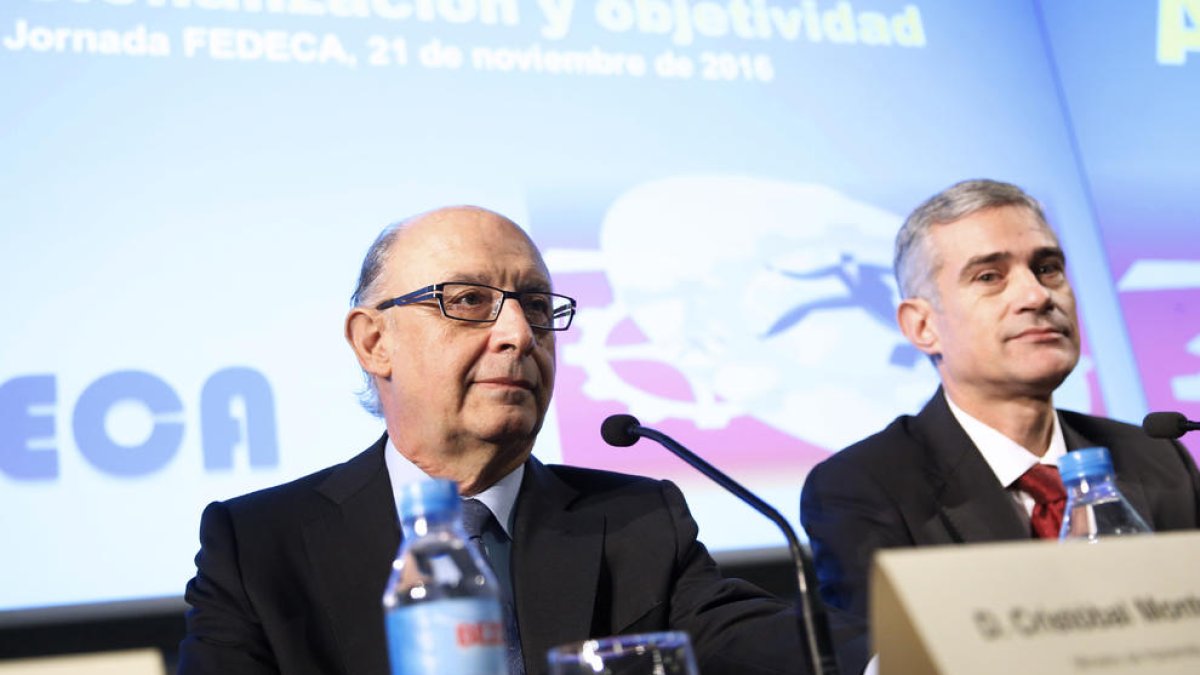 El ministre d’Hisenda, Cristóbal Montoro.
