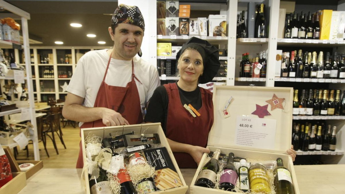 Algunos de los lotes que distribuyen desde Bo de Shalom.