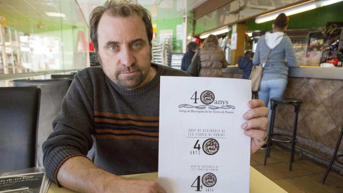 Miquel Torres presideix el Grup de Recerques de les Terres de Ponent, que compleix 40 anys.