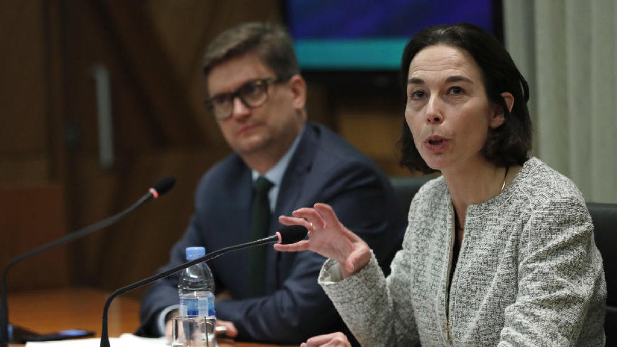 La jefa de la misión del FMI para España, Andrea Schaechter.