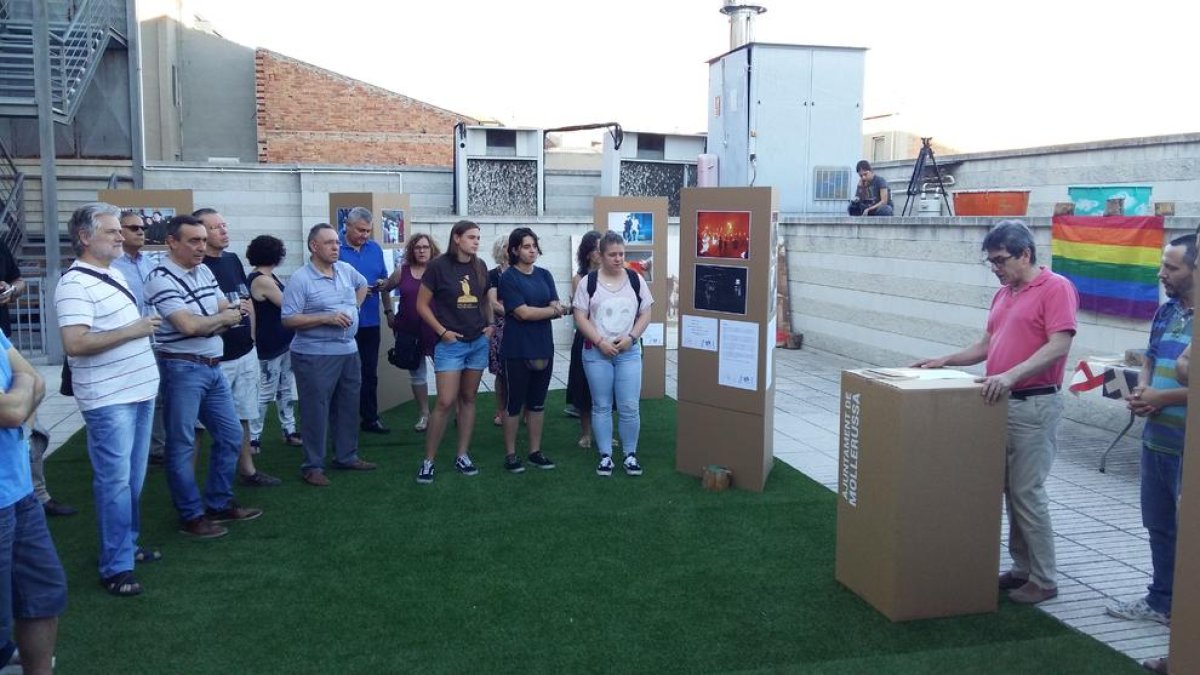 Inauguració de la mostra a Mollerussa.