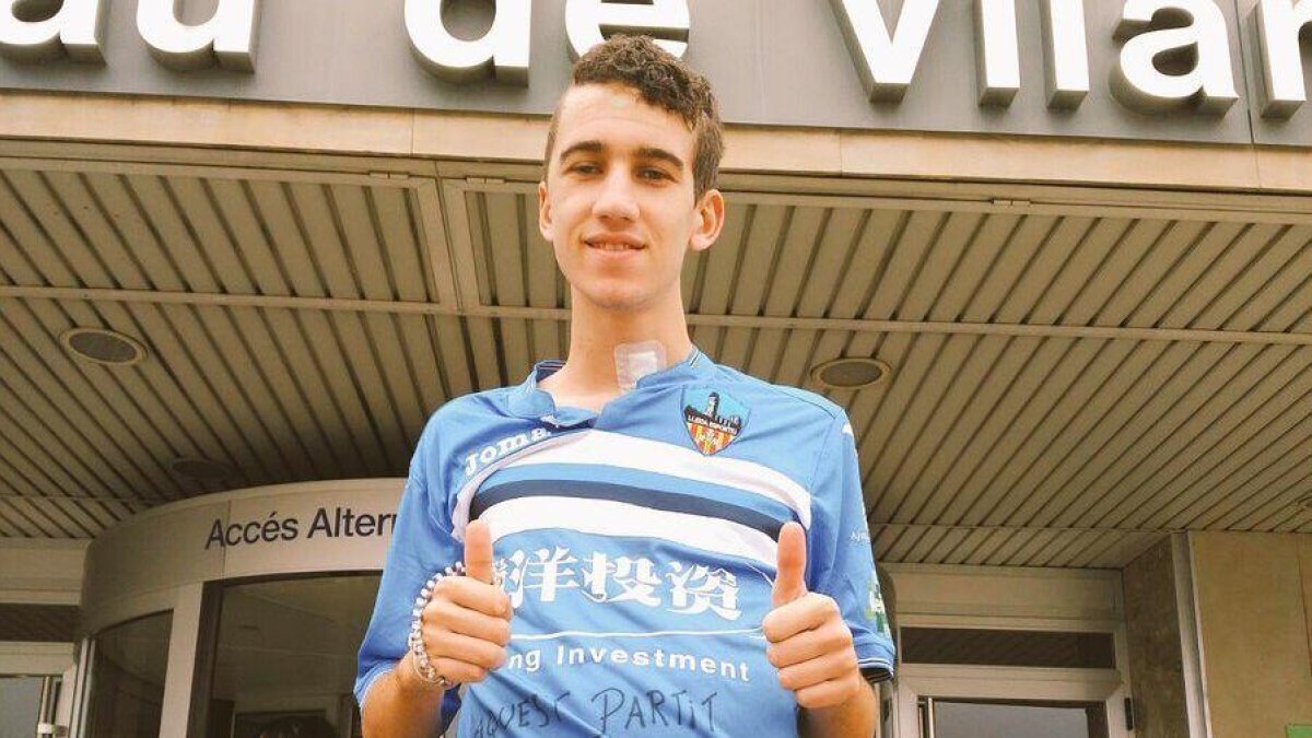 El juvenil del Lleida Marc Resa deixa l'hospital