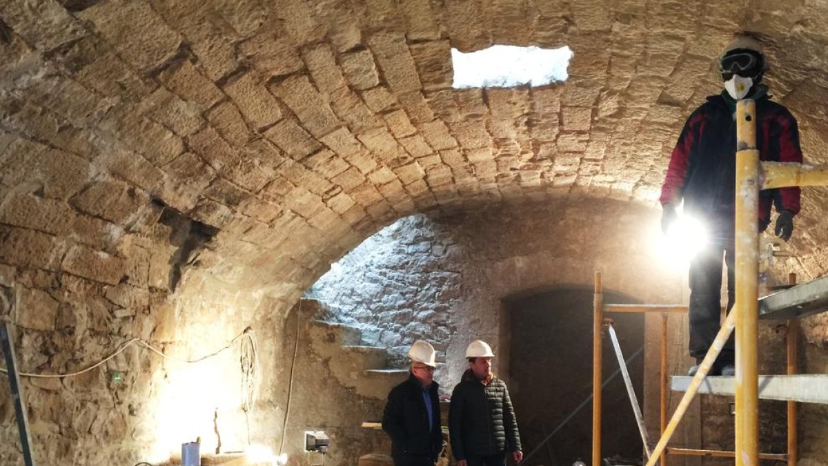 Les obres de rehabilitació de Cal Gineret.