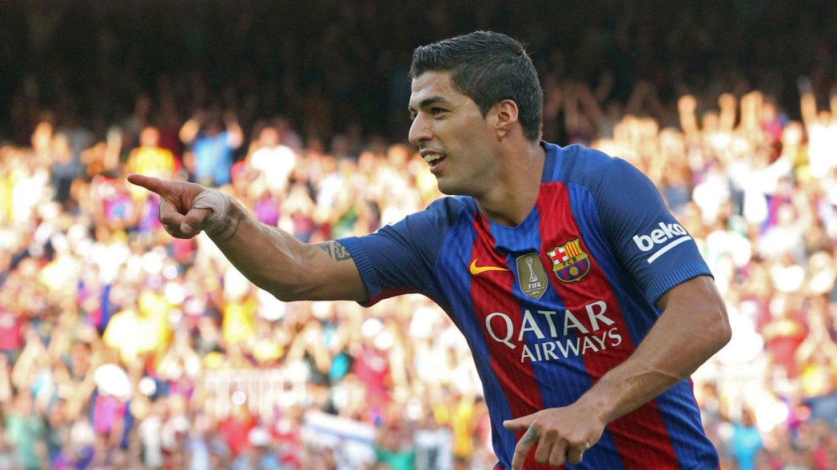 El davanter uruguaià ha marcat 97 gols en les tres temporades que fa que és blaugrana.