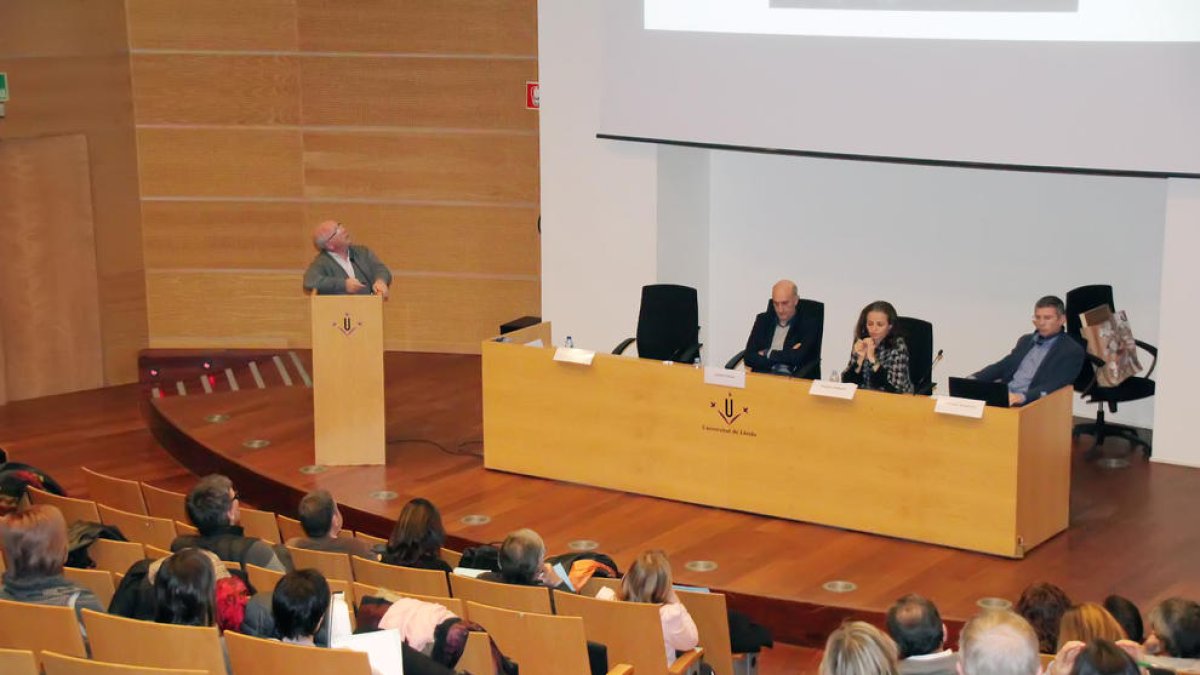 Un momento de la jornada celebrada ayer en el campus de Cappont.