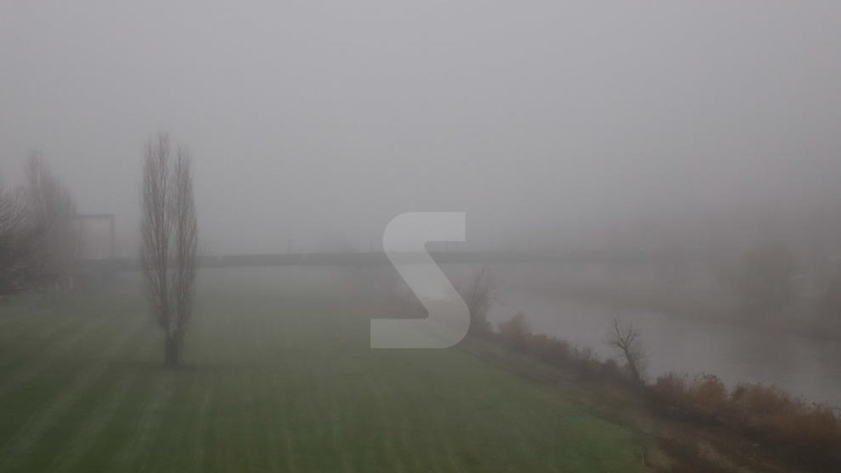 Boira densa i fred a la ciutat de Lleida