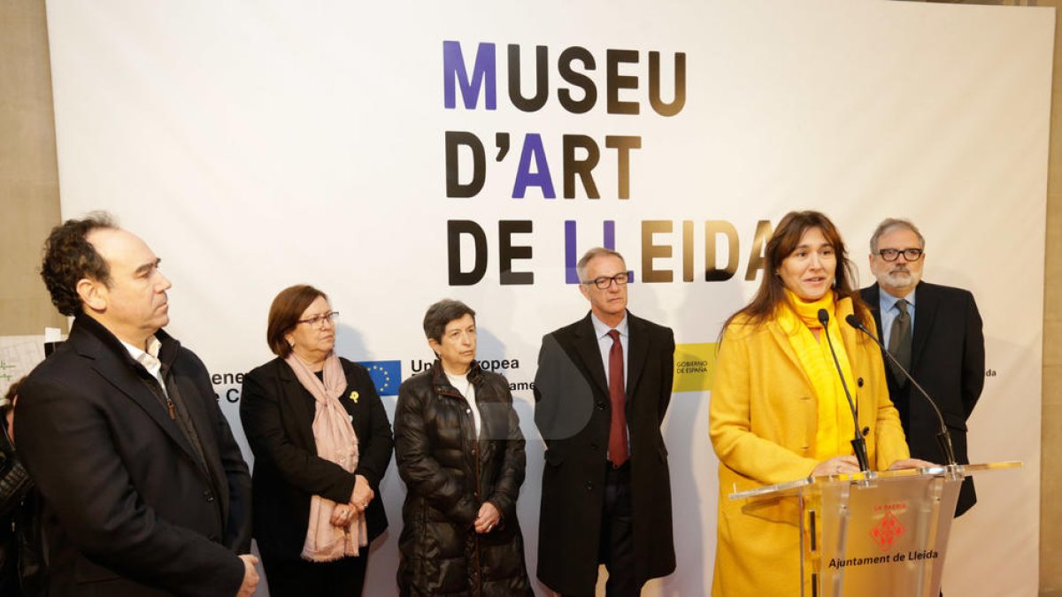 Inauguració de les obres del Museu d'Art de Lleida