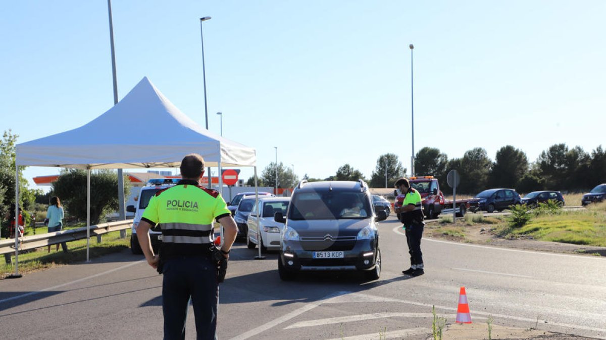 Controls de confinament a les carreteres del Segrià