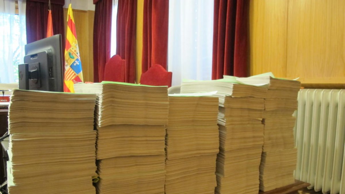 IMÁGENES. Juicio en Barbastro por el arte de la Franja