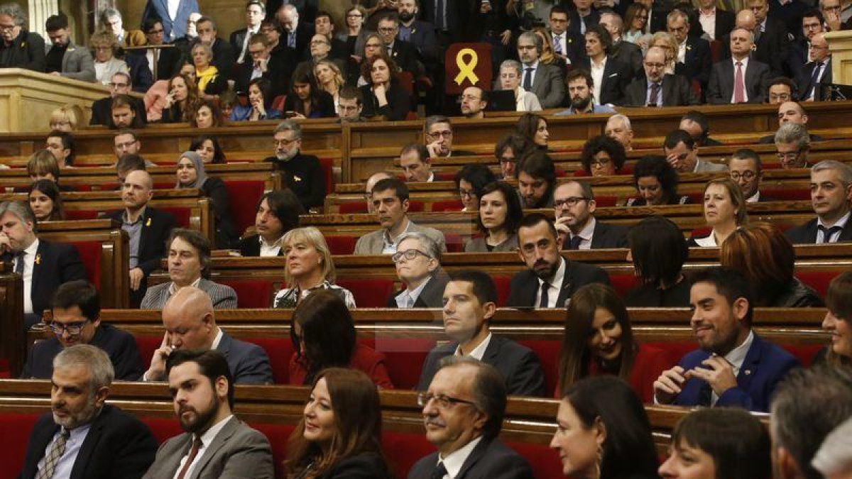 Imágenes de la sesión de constitución del Parlamento