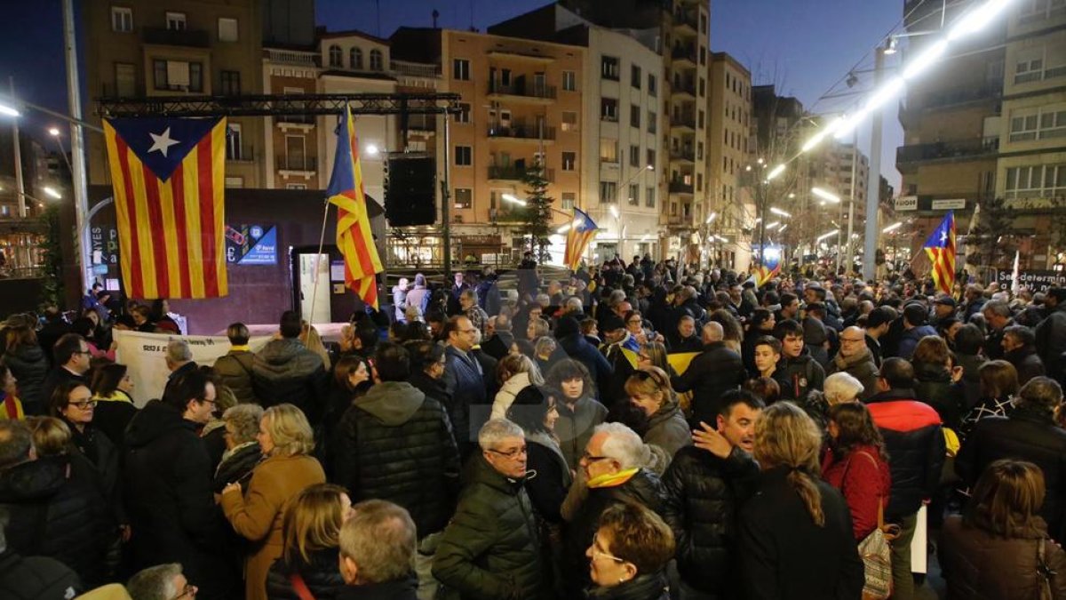 IMATGES. Protestes i concentracions contra el judici del 'procés'