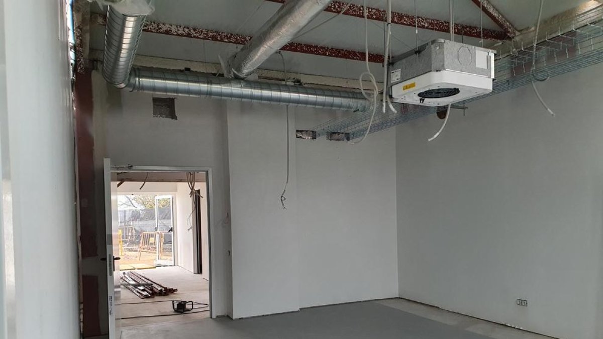 Las obras del nuevo edificio del Arnau se centran en las instalaciones