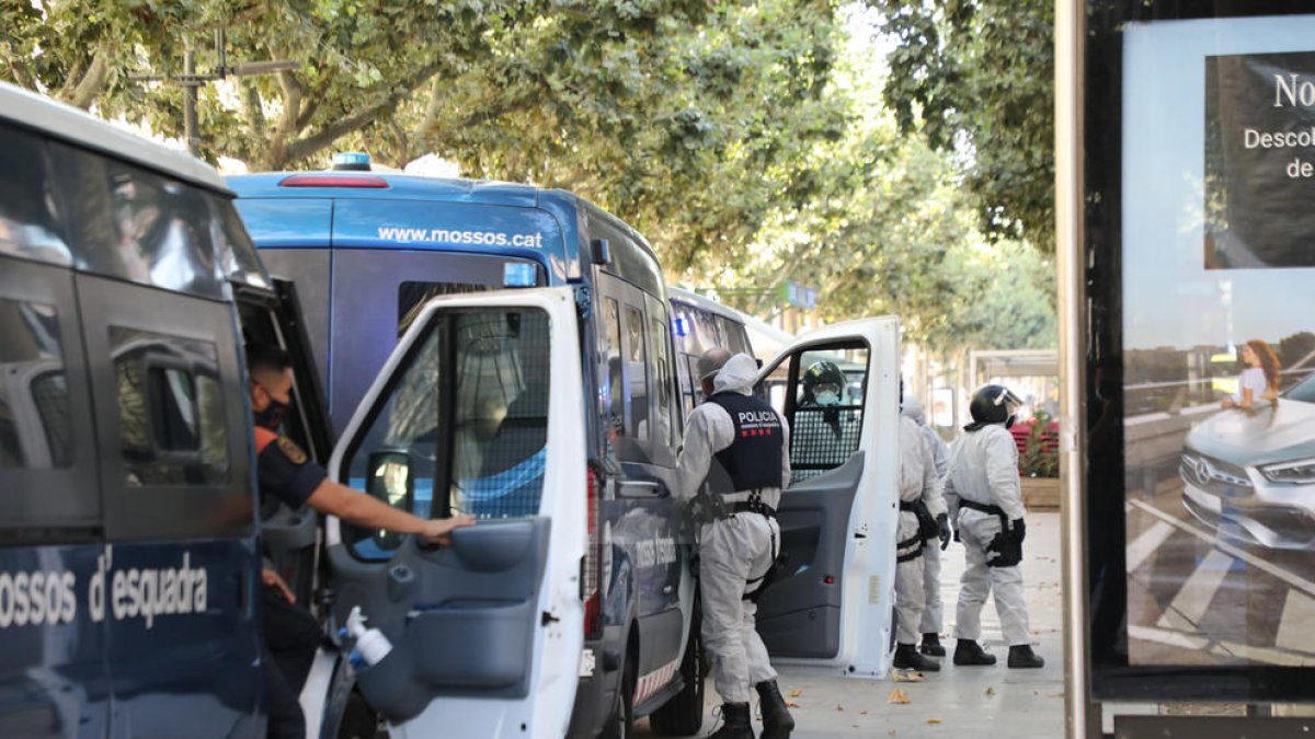 Desallotjament okupes de la Rambla Ferran de Lleida