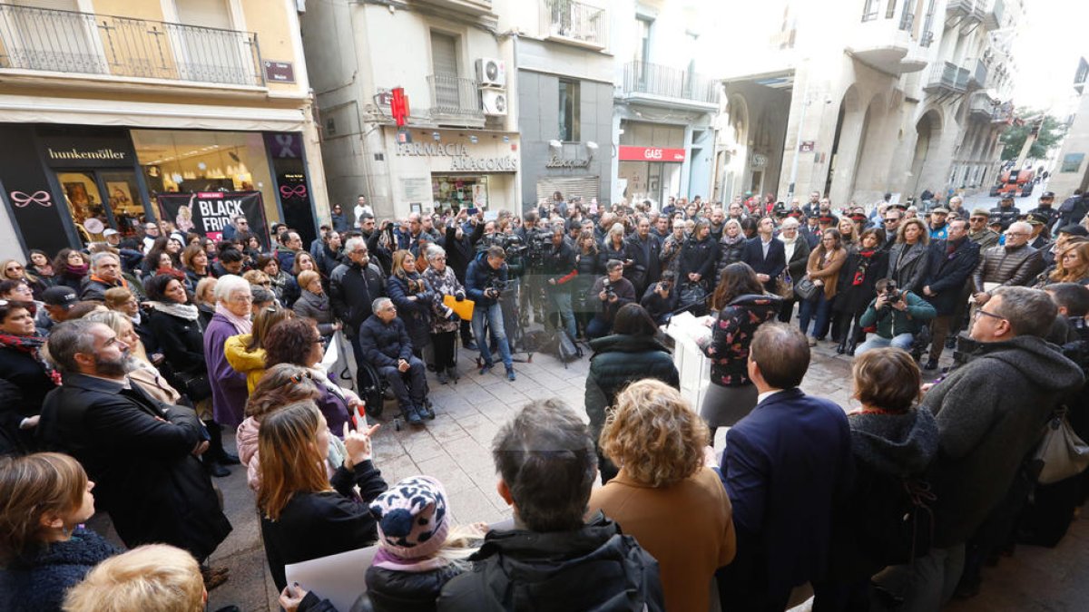 Acte institucional a Lleida del Dia internacional contra la violència masclista