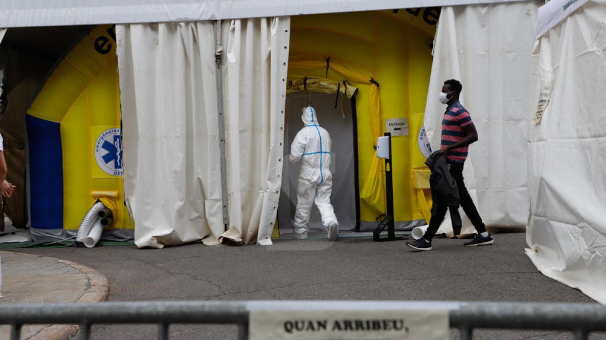 Carpa al CUAP Prat de la Riba