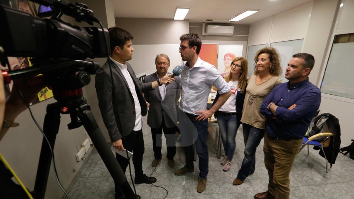 Satisfacció a les seus de JxCat, el Comú de Lleida i el PP