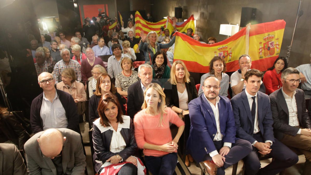 Visita de Cayetana Álvarez i Añejandro Fernández de Toledo a Lleida