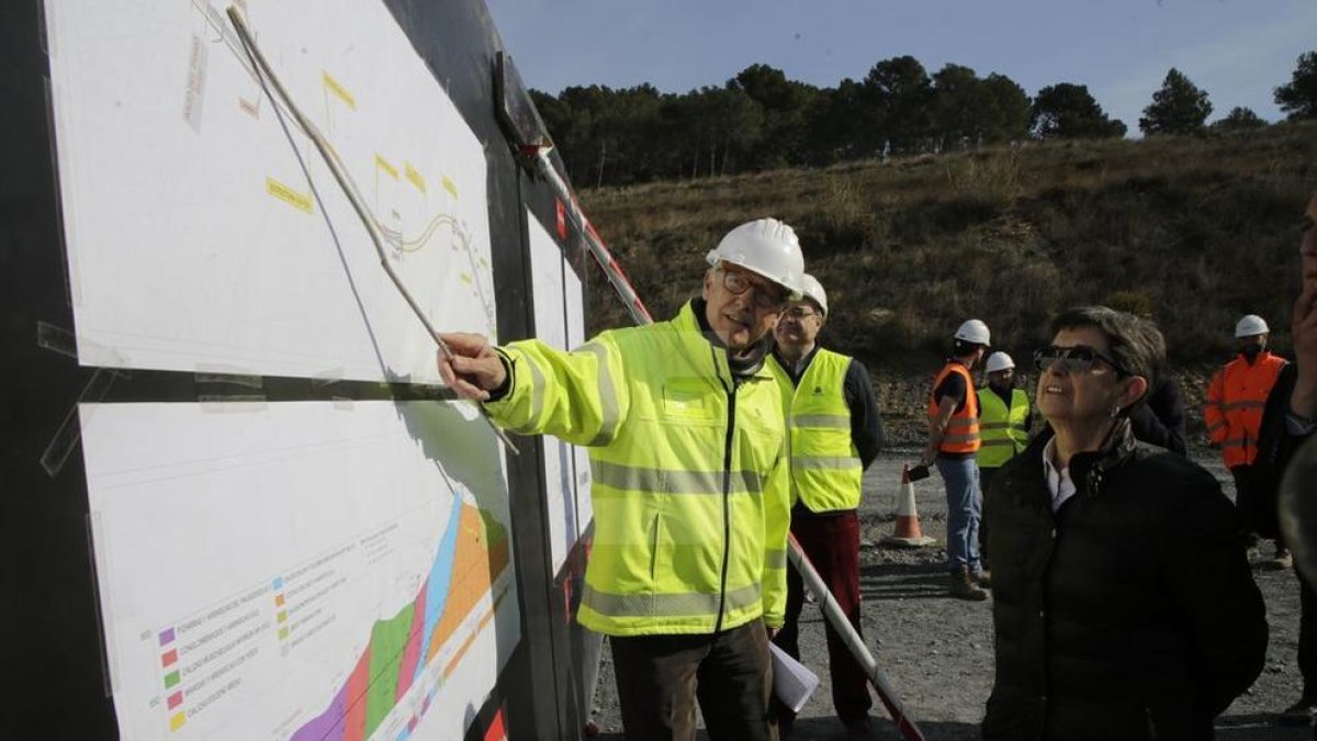 Inicio de obras del túnel del Coll de l'Illa