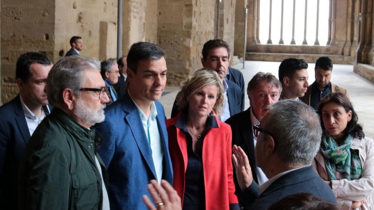 Visita de Pedro Sánchez a Lleida