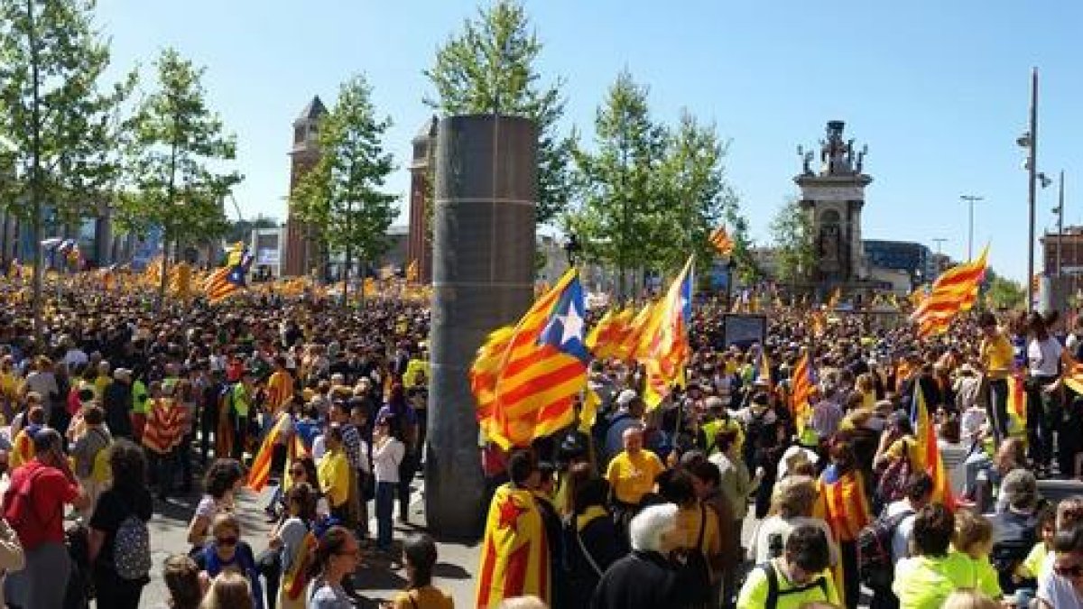 Manifestació a Barcelona
