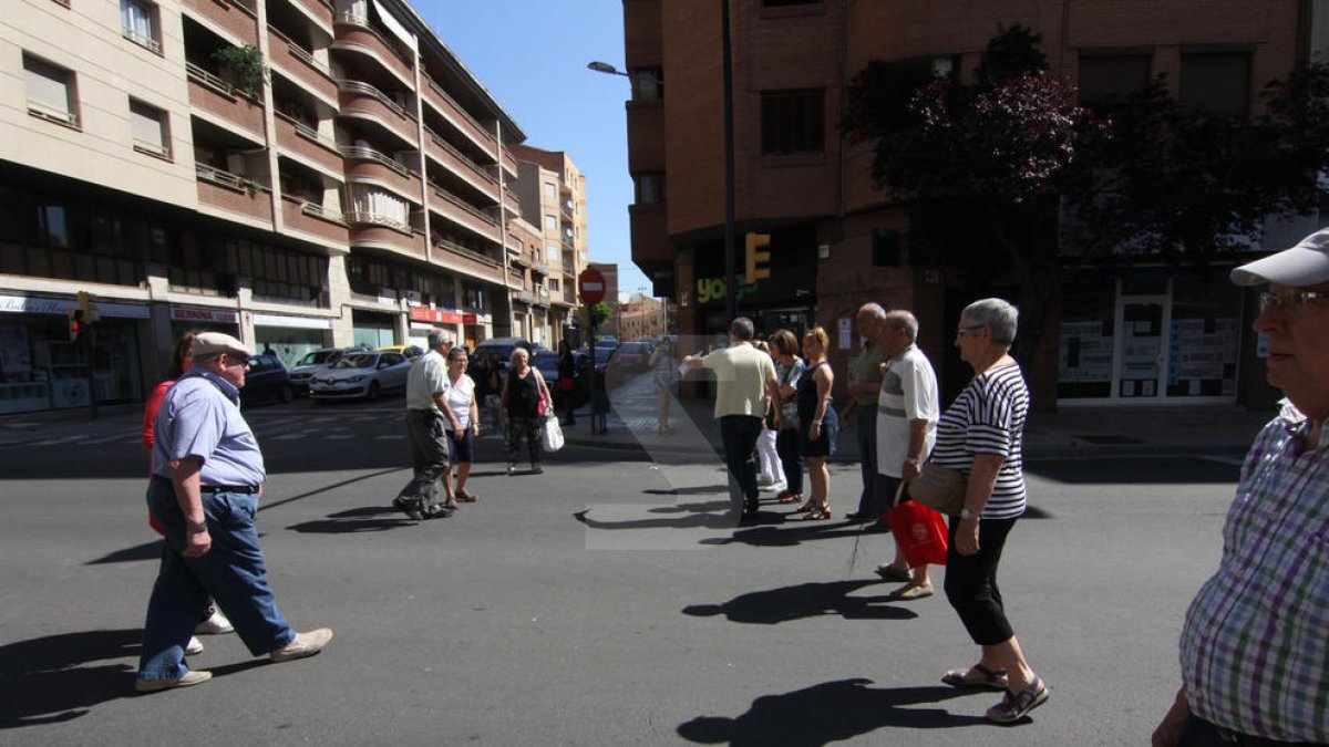 Protesta de veïns a Príncep de Viana