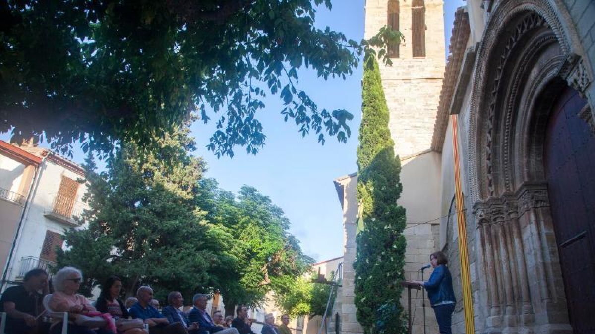 Moment de l’acte d’inauguració de les obres.
