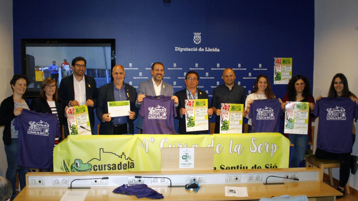 La organización presentó la cuarta edición de la Cursa de la Serp en la Diputación.