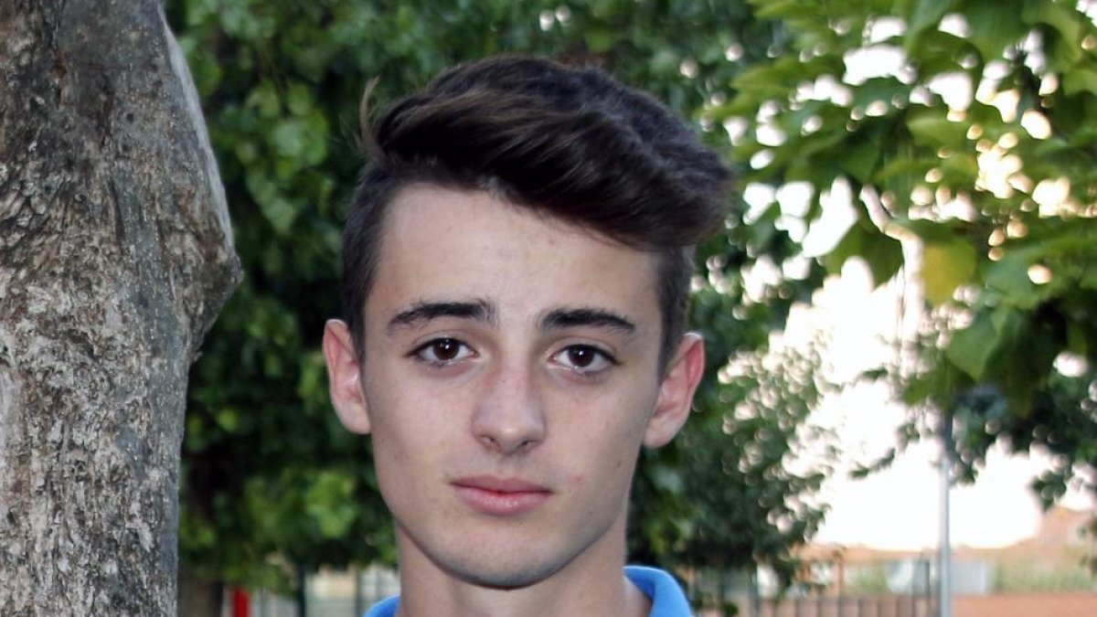 Aleix Porras, un atleta de Alpicat que pertenece al FC Barcelona.