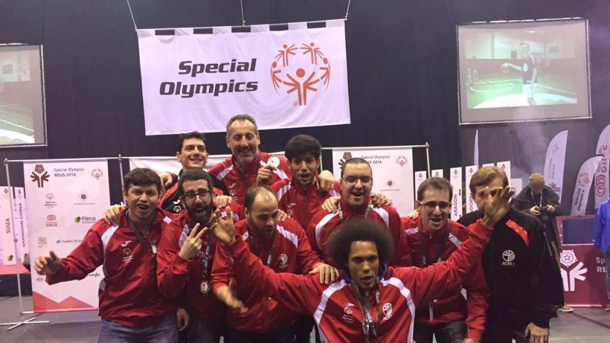 Equip unificat de Catalunya, guanyador de l’or amb els lleidatans Pepe Benedé i Àlvaro Terreros.