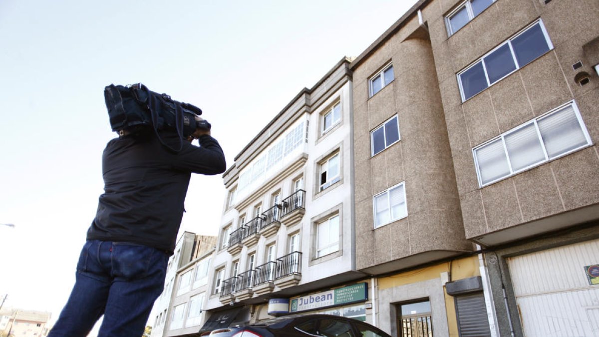 Imatge de l’habitatge d’Arteixo on vivia un dels jihadistes.