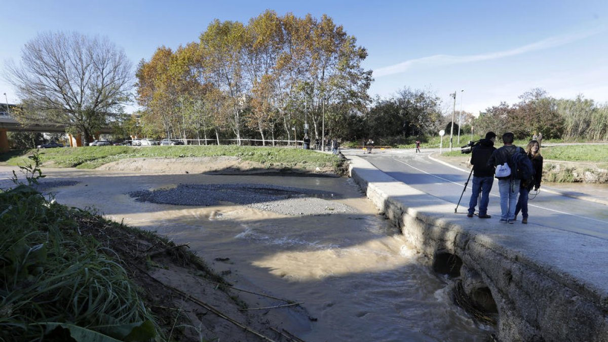 Lugar donde se localizó el cuerpo de la joven en Martorell.